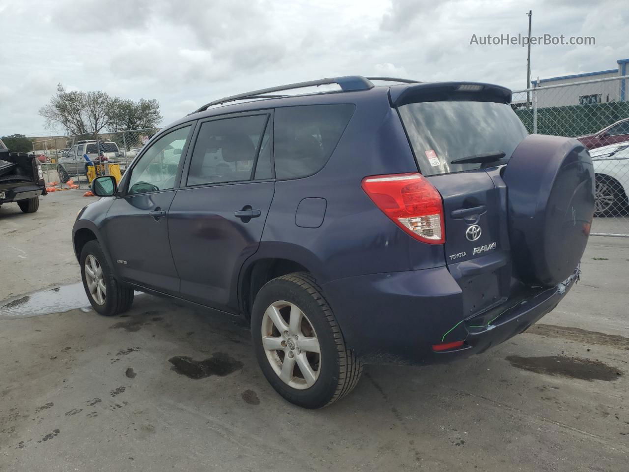 2007 Toyota Rav4 Limited Blue vin: JTMZD31V675039633