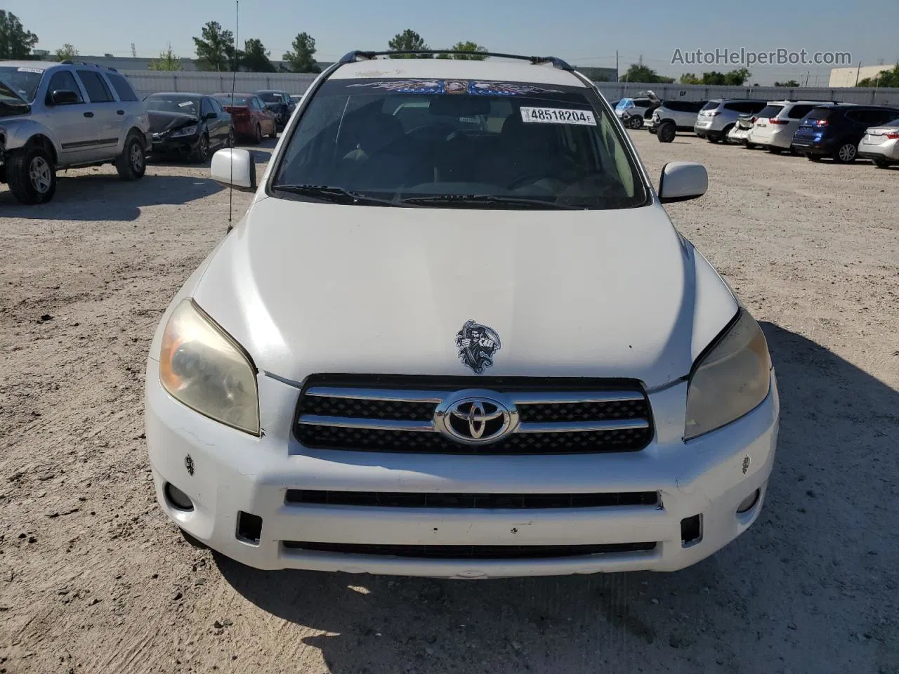 2007 Toyota Rav4 Limited White vin: JTMZD31V675062734