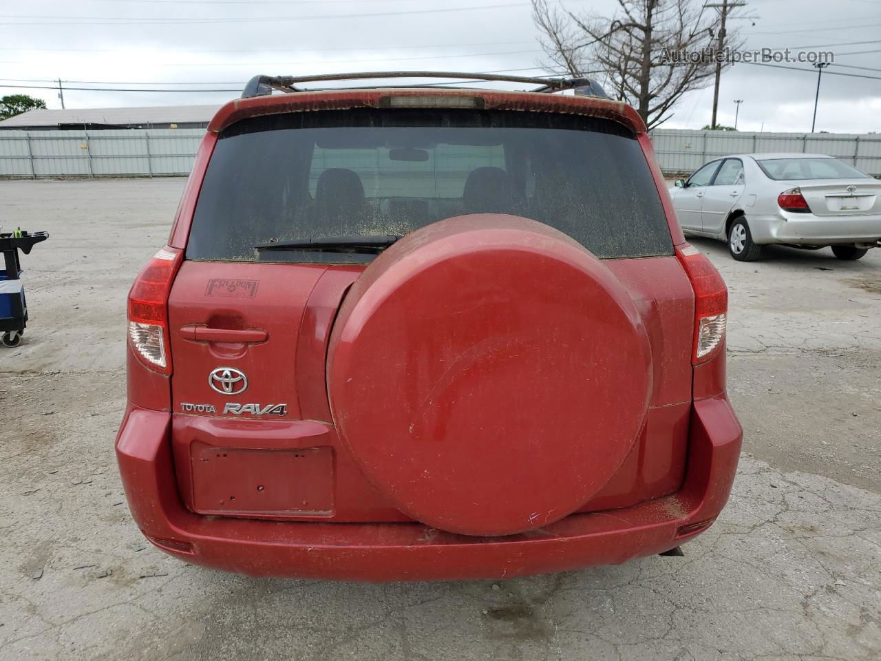 2007 Toyota Rav4 Limited Red vin: JTMZD31V775063326