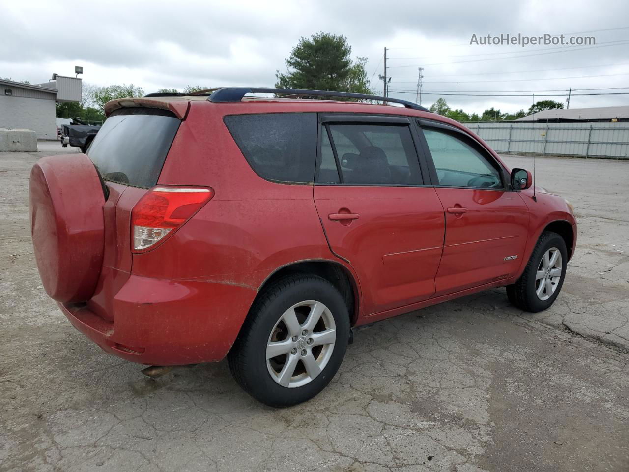 2007 Toyota Rav4 Limited Red vin: JTMZD31V775063326