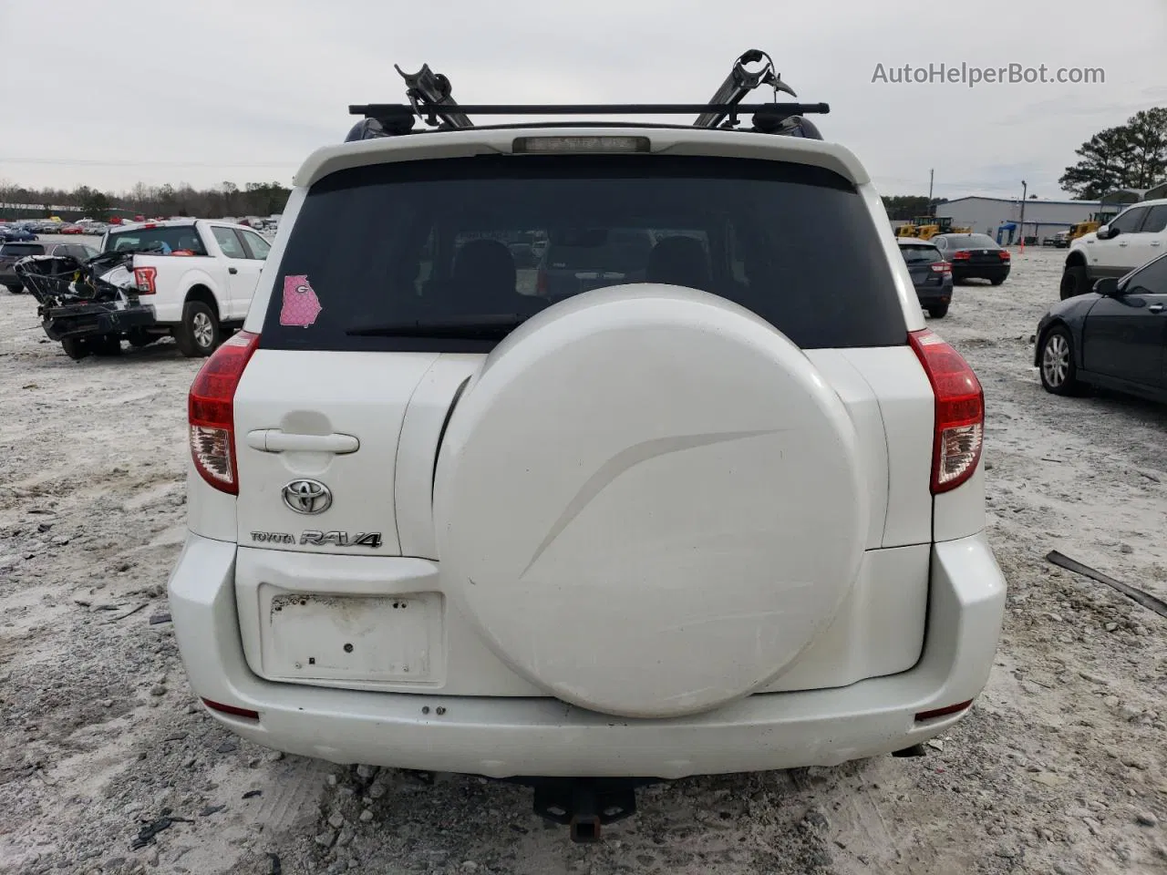 2007 Toyota Rav4 Limited White vin: JTMZD31V875064002