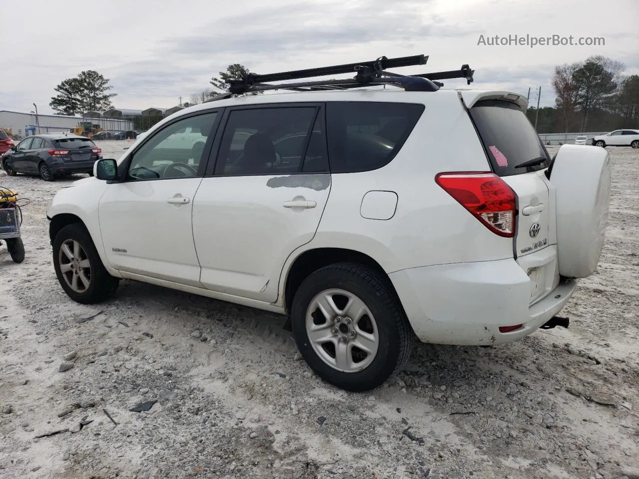 2007 Toyota Rav4 Limited White vin: JTMZD31V875064002