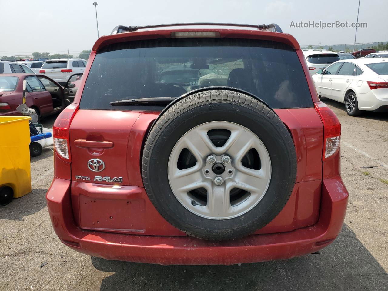 2007 Toyota Rav4 Limited Red vin: JTMZD31V876033150