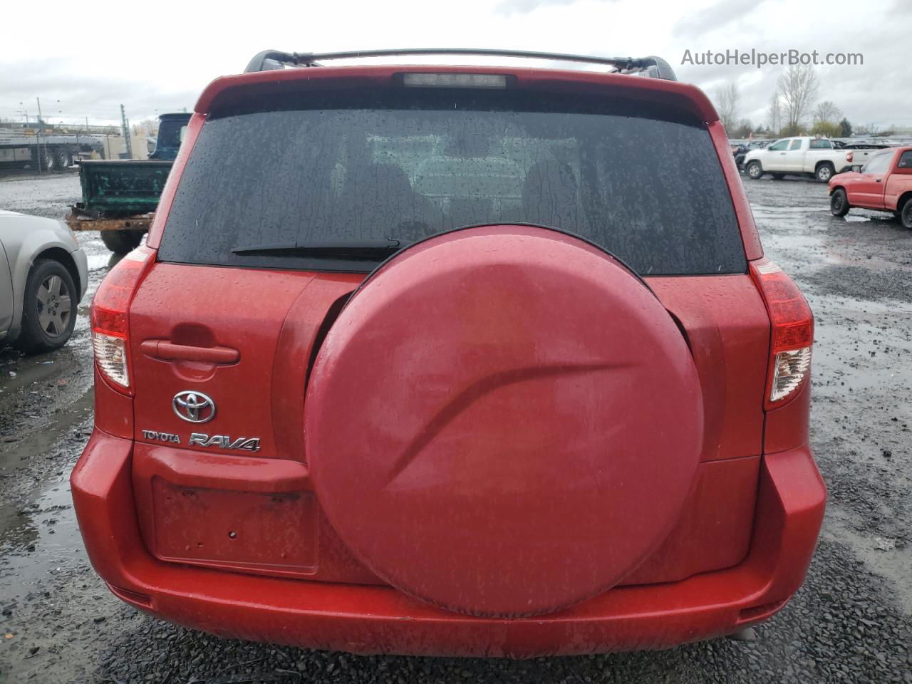 2007 Toyota Rav4 Sport Red vin: JTMZD32V175053812