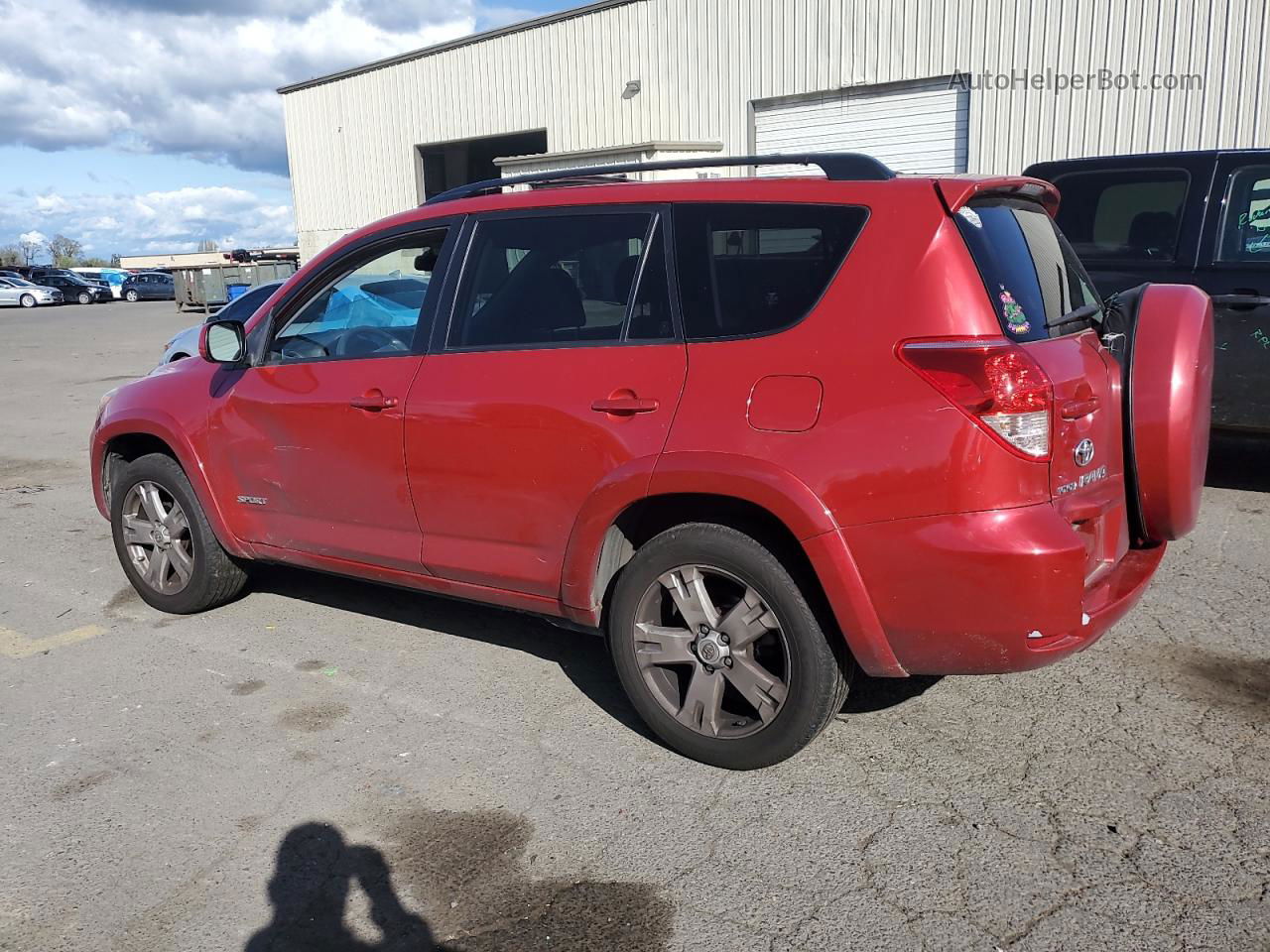 2007 Toyota Rav4 Sport Red vin: JTMZD32V775060330