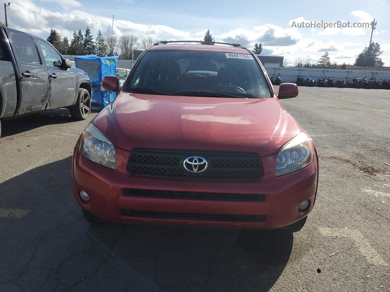 2007 Toyota Rav4 Sport Красный vin: JTMZD32V775060330