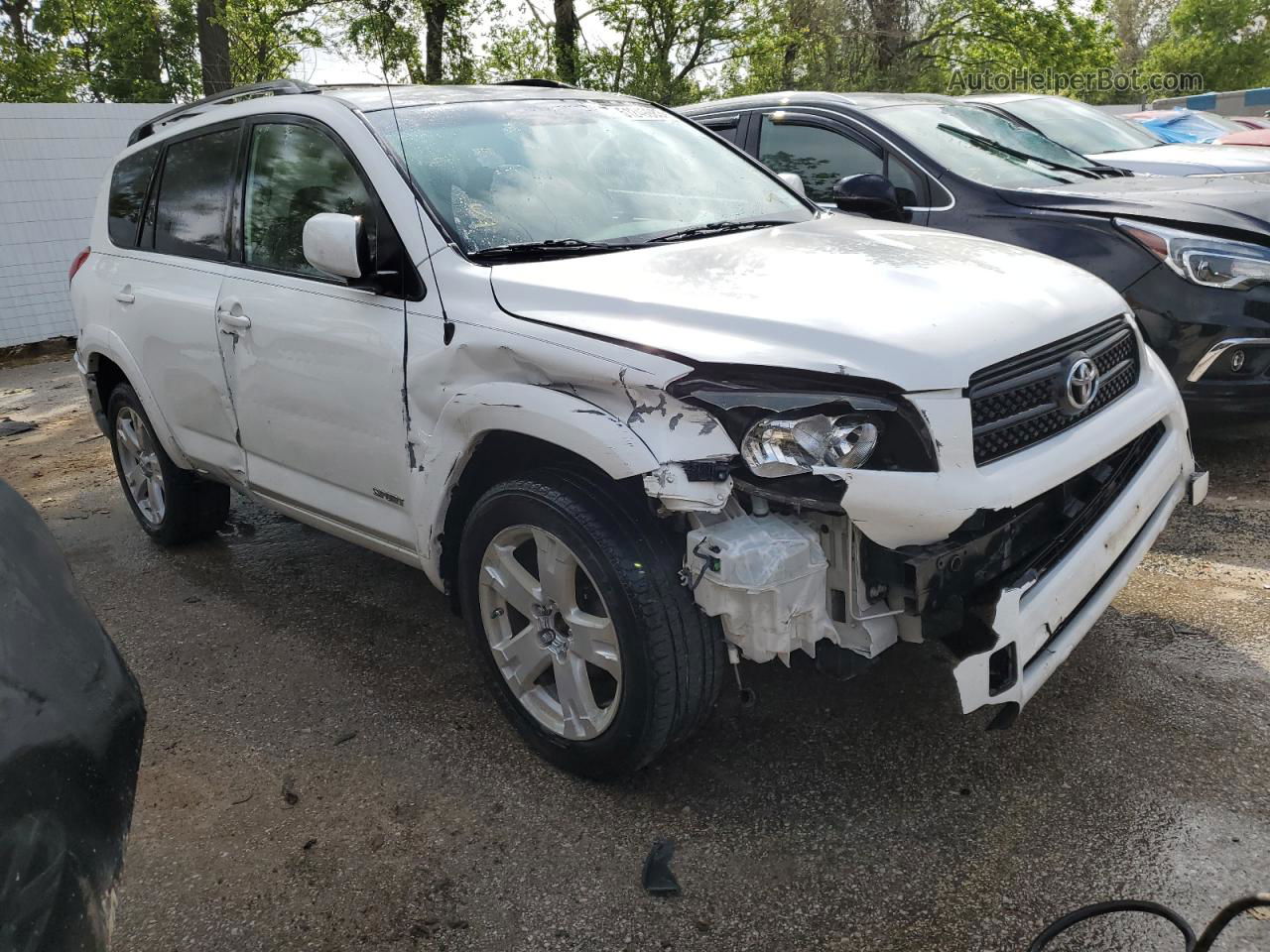 2007 Toyota Rav4 Sport White vin: JTMZD32VX76040678