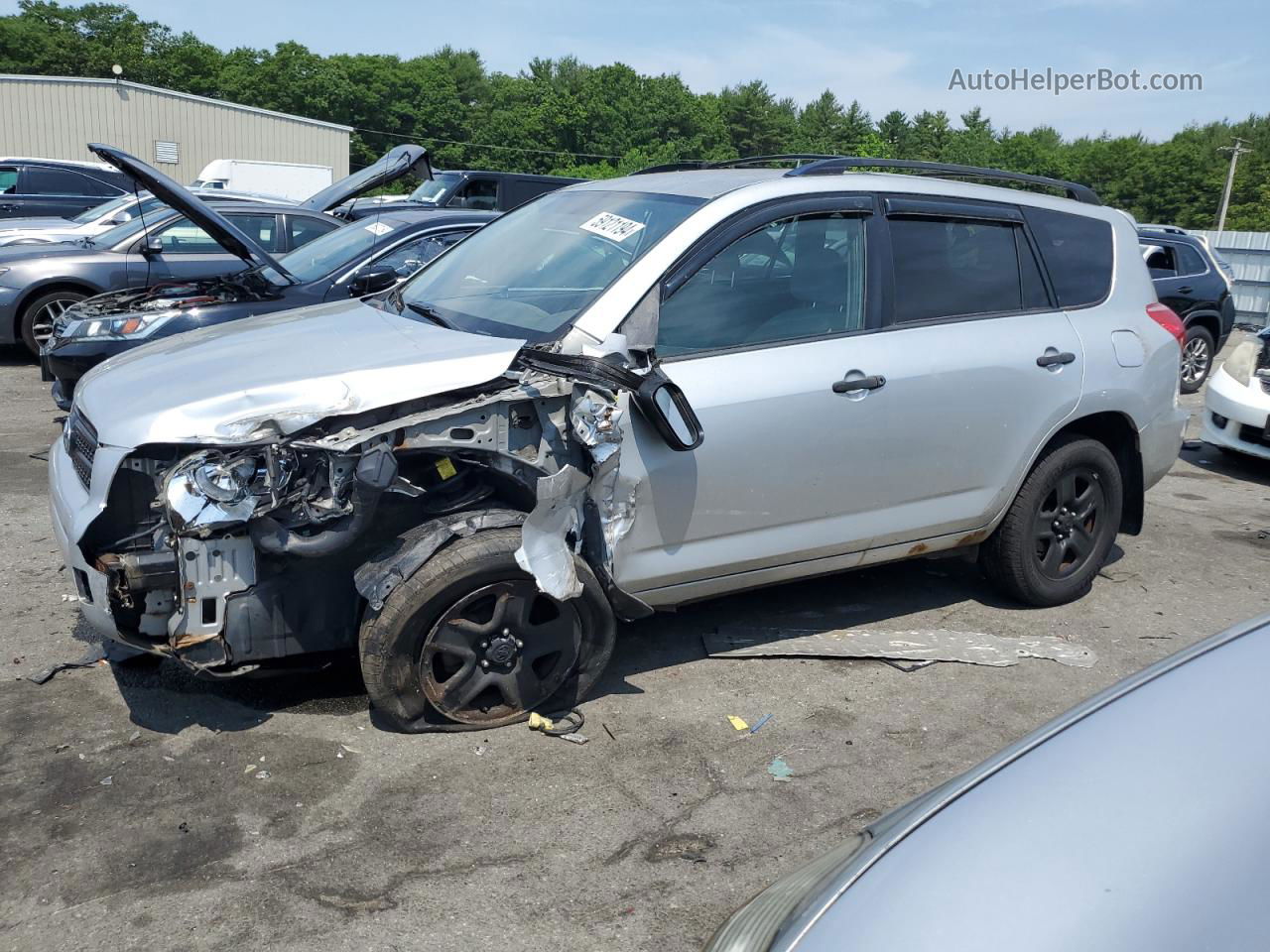 2007 Toyota Rav4  Серебряный vin: JTMZD33V075074360