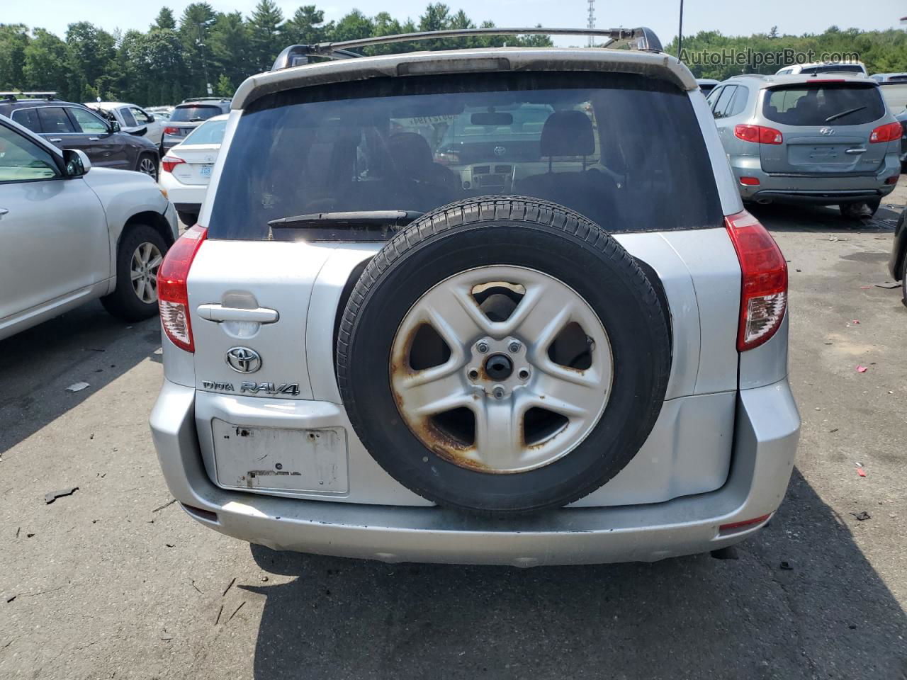 2007 Toyota Rav4  Silver vin: JTMZD33V075074360