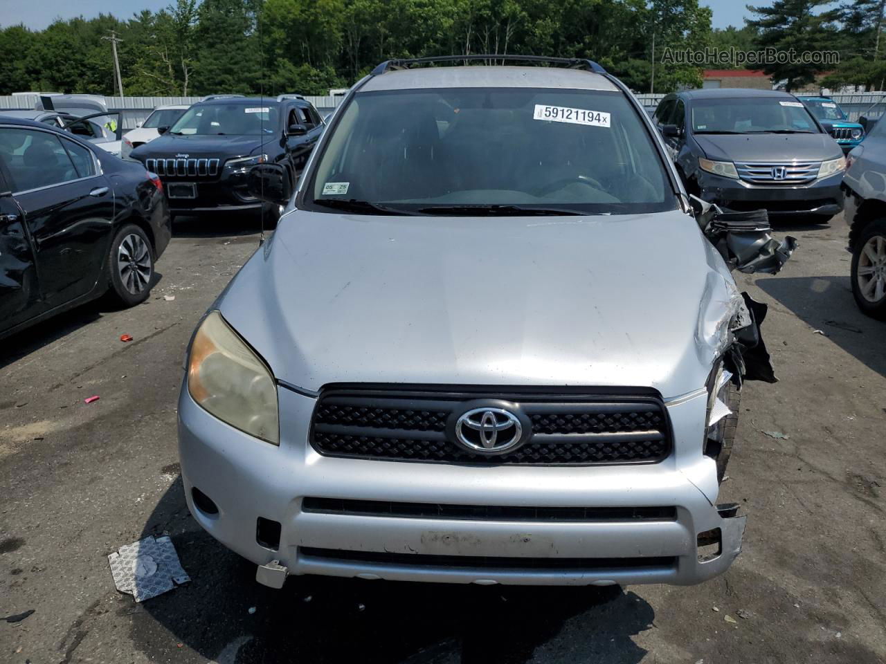 2007 Toyota Rav4  Серебряный vin: JTMZD33V075074360