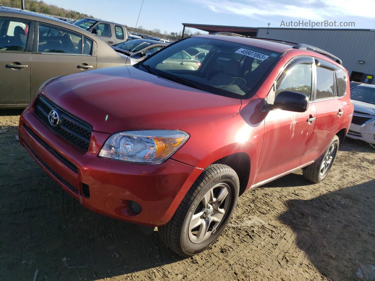 2007 Toyota Rav4  Red vin: JTMZD33V076027565