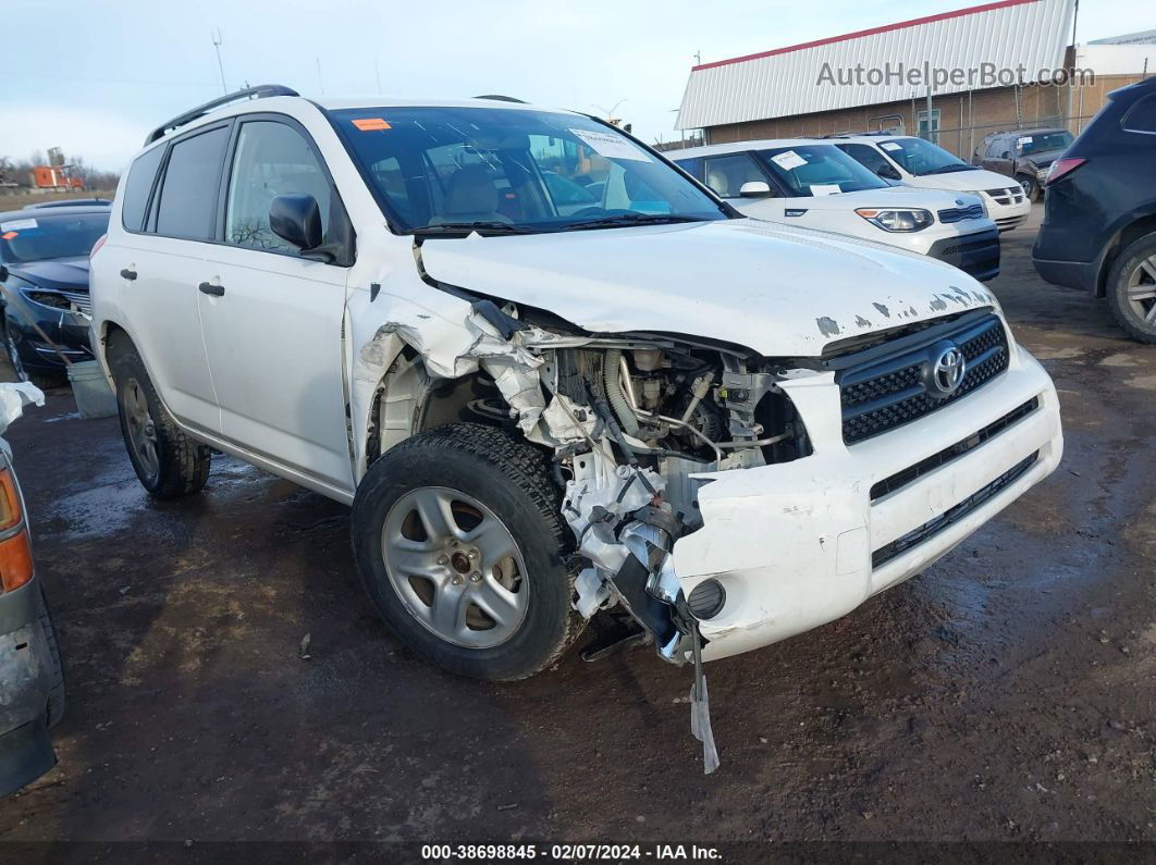 2007 Toyota Rav4   White vin: JTMZD33V275061254