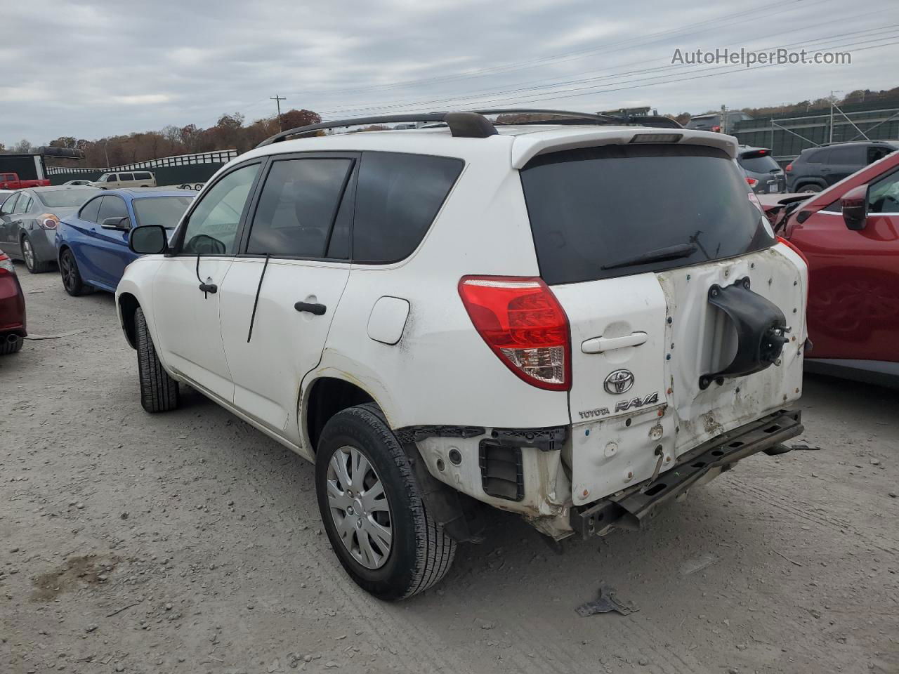 2007 Toyota Rav4  White vin: JTMZD33V275064607