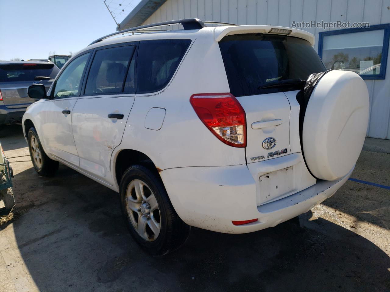 2007 Toyota Rav4  White vin: JTMZD33V275067247