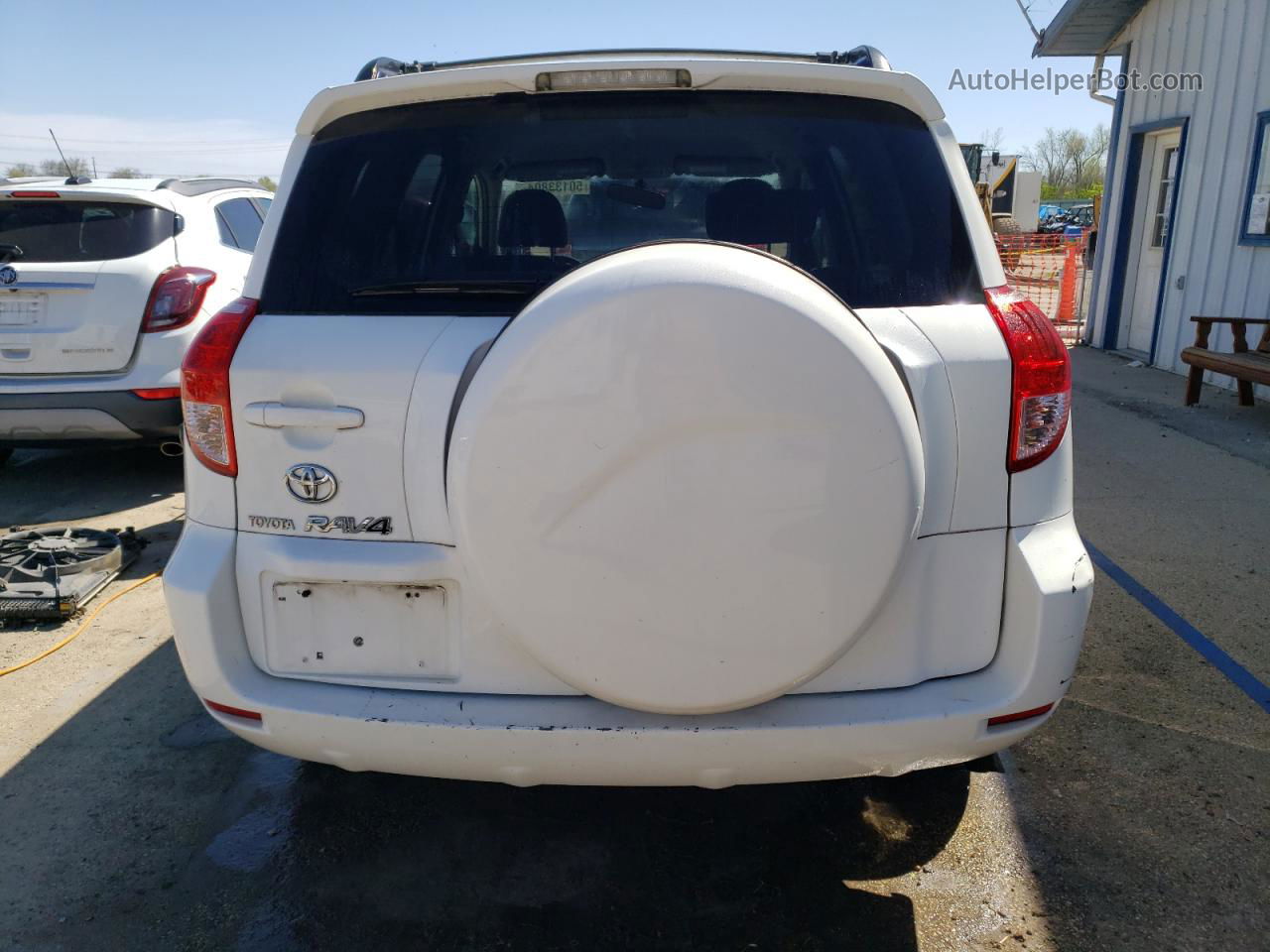 2007 Toyota Rav4  White vin: JTMZD33V275067247