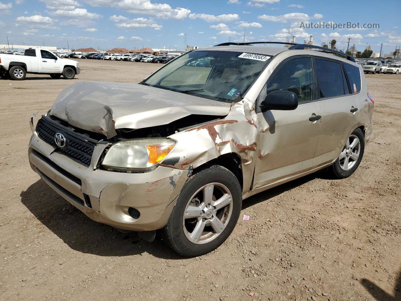 2007 Toyota Rav4  Gold vin: JTMZD33V275073260