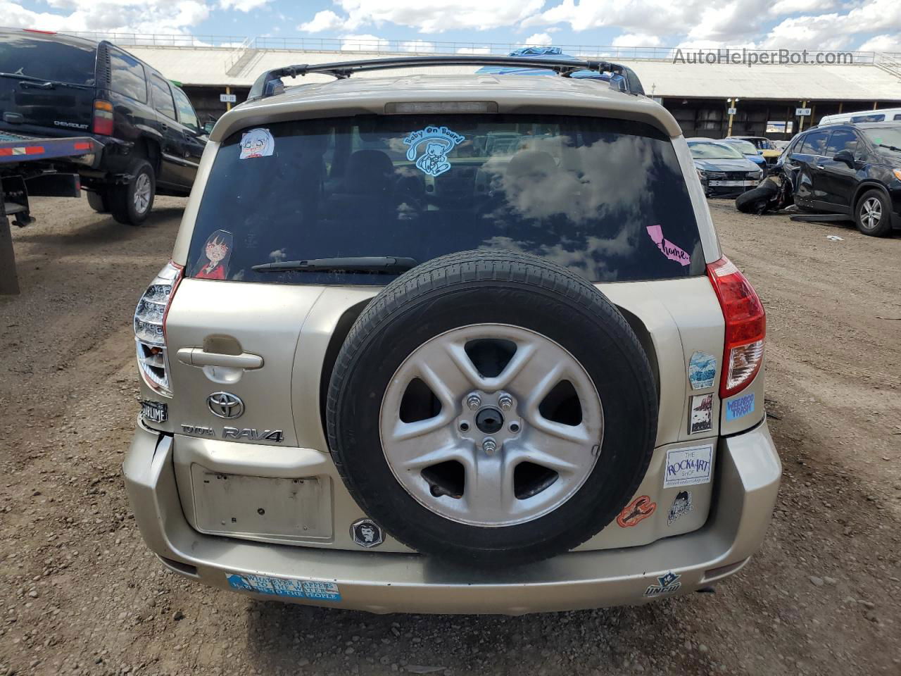 2007 Toyota Rav4  Золотой vin: JTMZD33V275073260