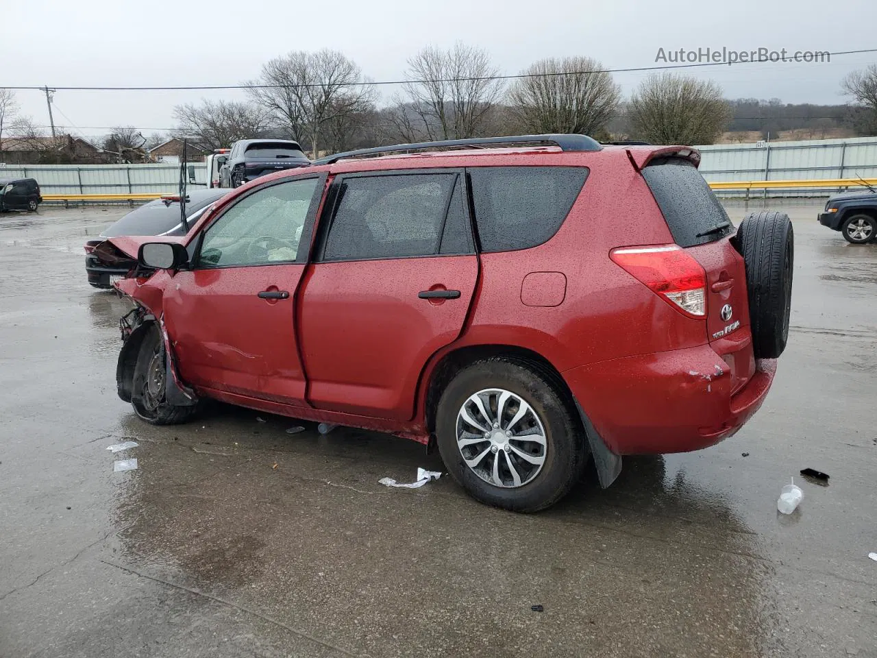 2007 Toyota Rav4  Бордовый vin: JTMZD33V375046147