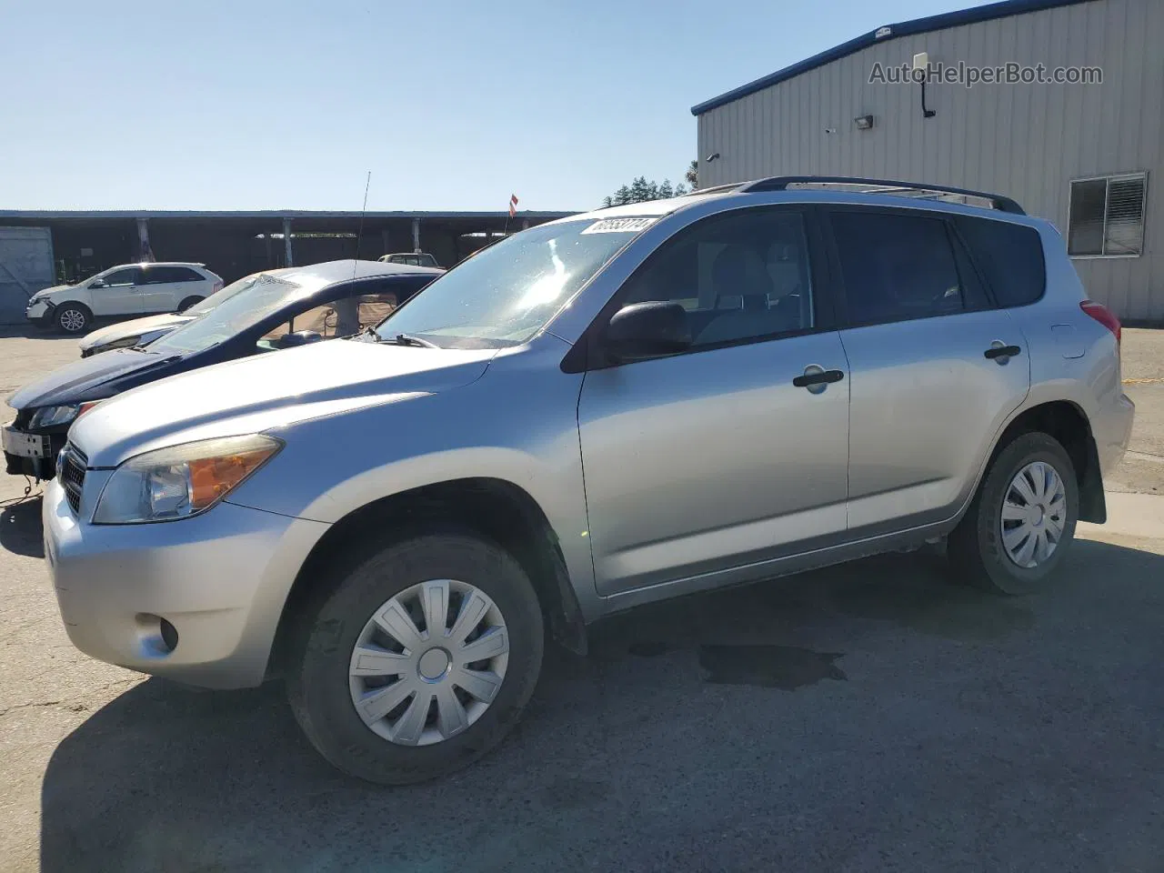 2007 Toyota Rav4  Silver vin: JTMZD33V475036985