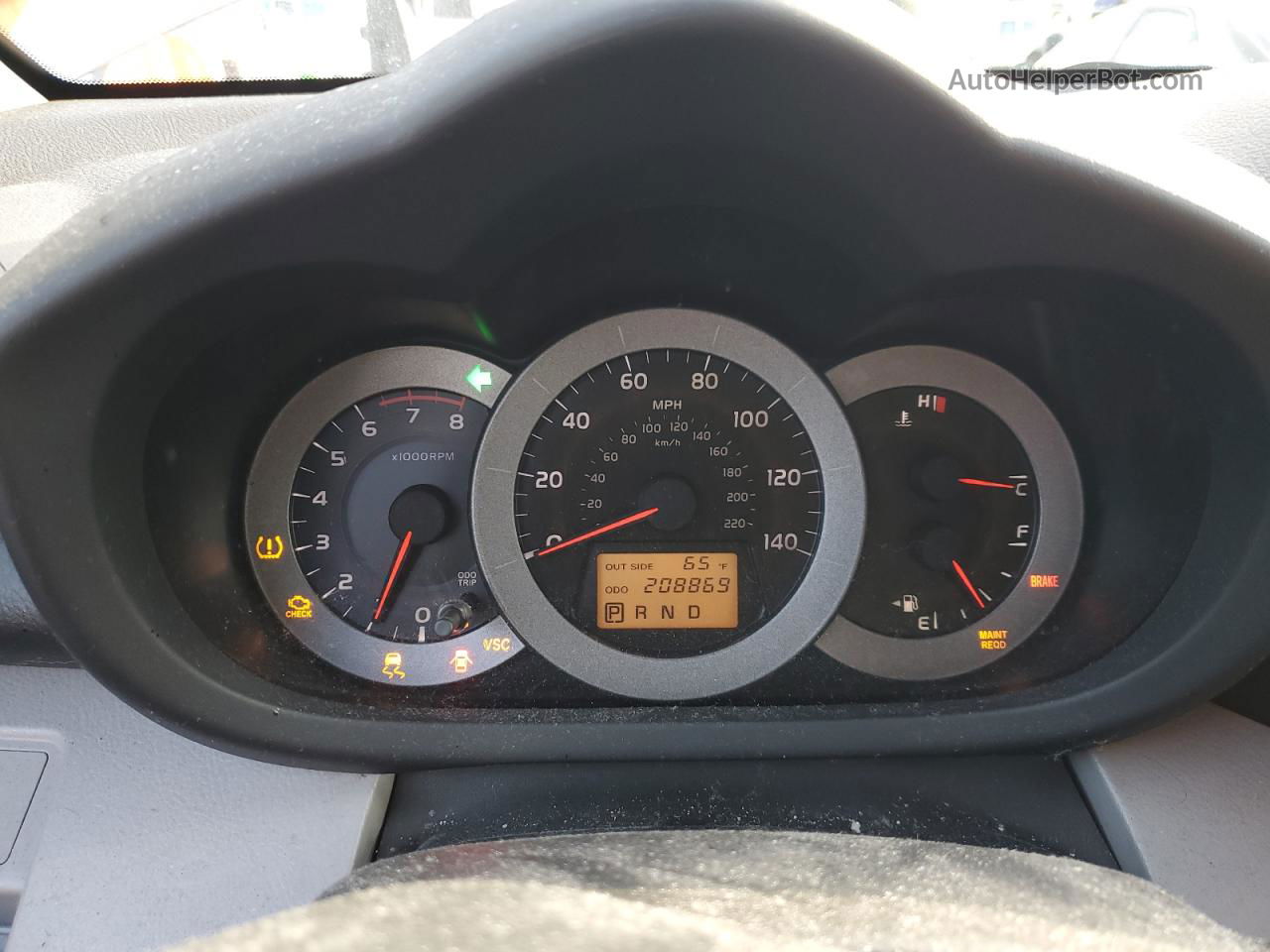 2007 Toyota Rav4  Серебряный vin: JTMZD33V476025060