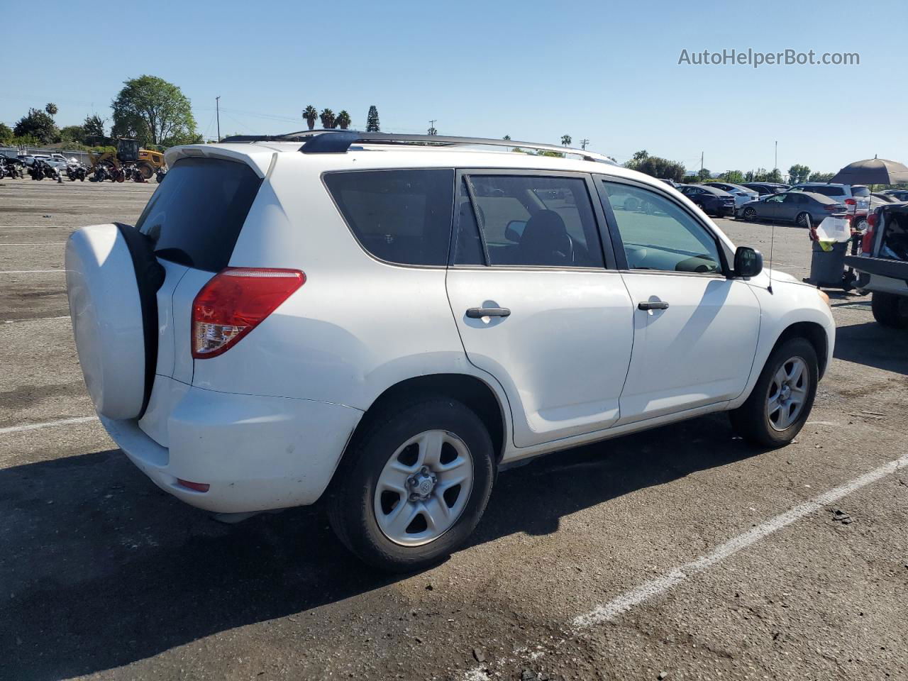 2007 Toyota Rav4  White vin: JTMZD33V575042018