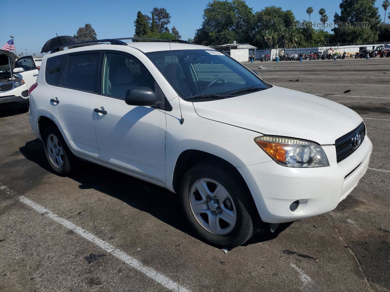 2007 Toyota Rav4  White vin: JTMZD33V575042018