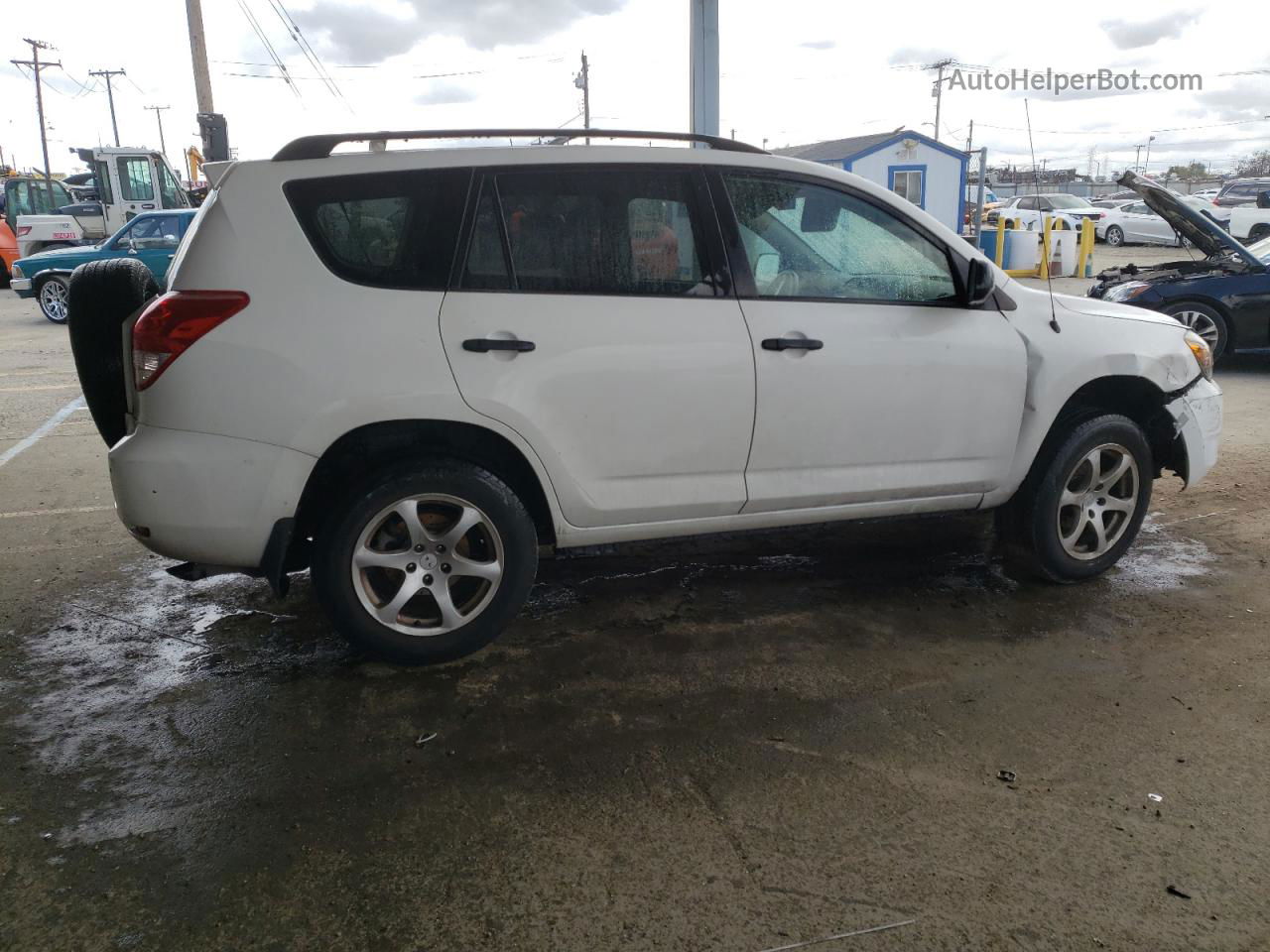 2007 Toyota Rav4  White vin: JTMZD33V575062642