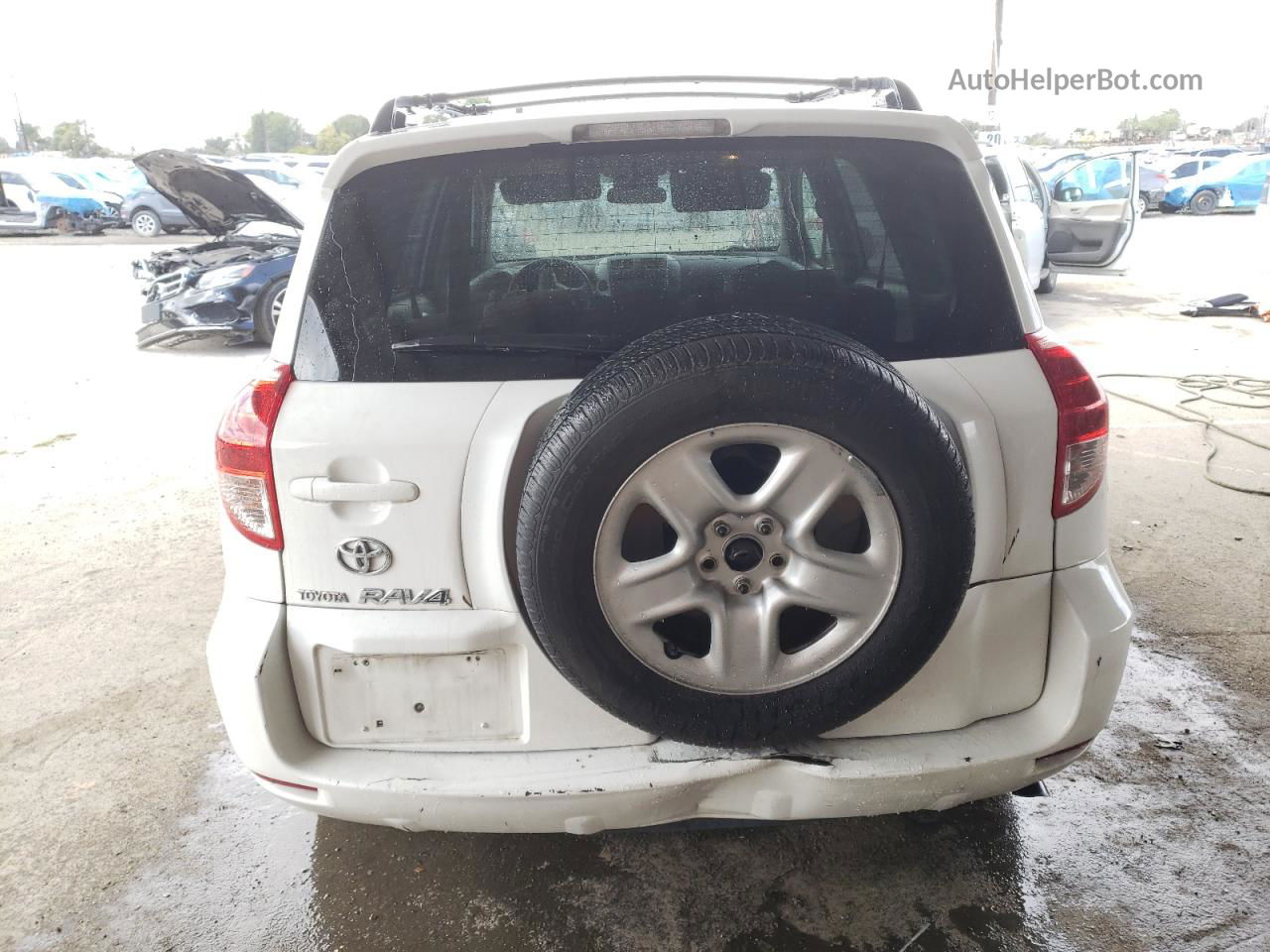 2007 Toyota Rav4  White vin: JTMZD33V575062642