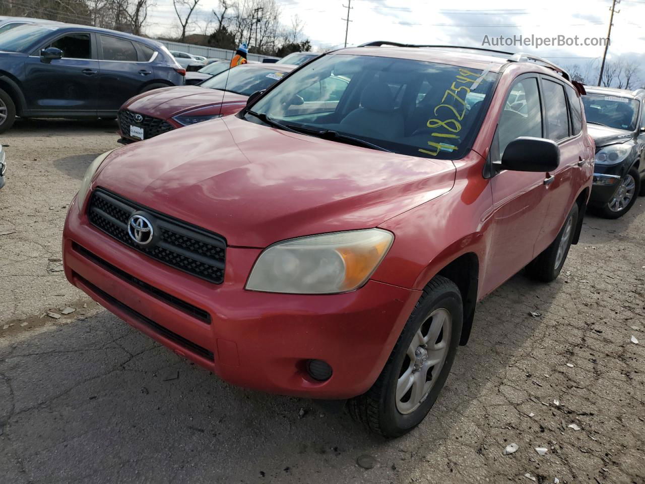 2007 Toyota Rav4  Red vin: JTMZD33V676037808