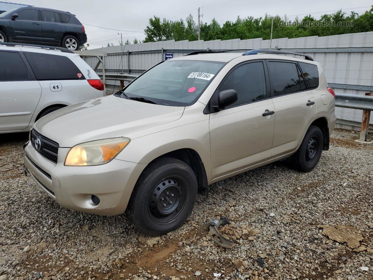 2007 Toyota Rav4  Gold vin: JTMZD33V676042054