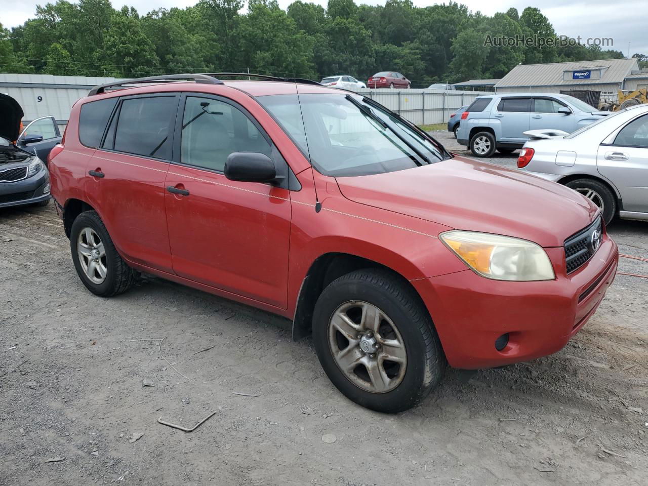 2007 Toyota Rav4  Red vin: JTMZD33V776050096