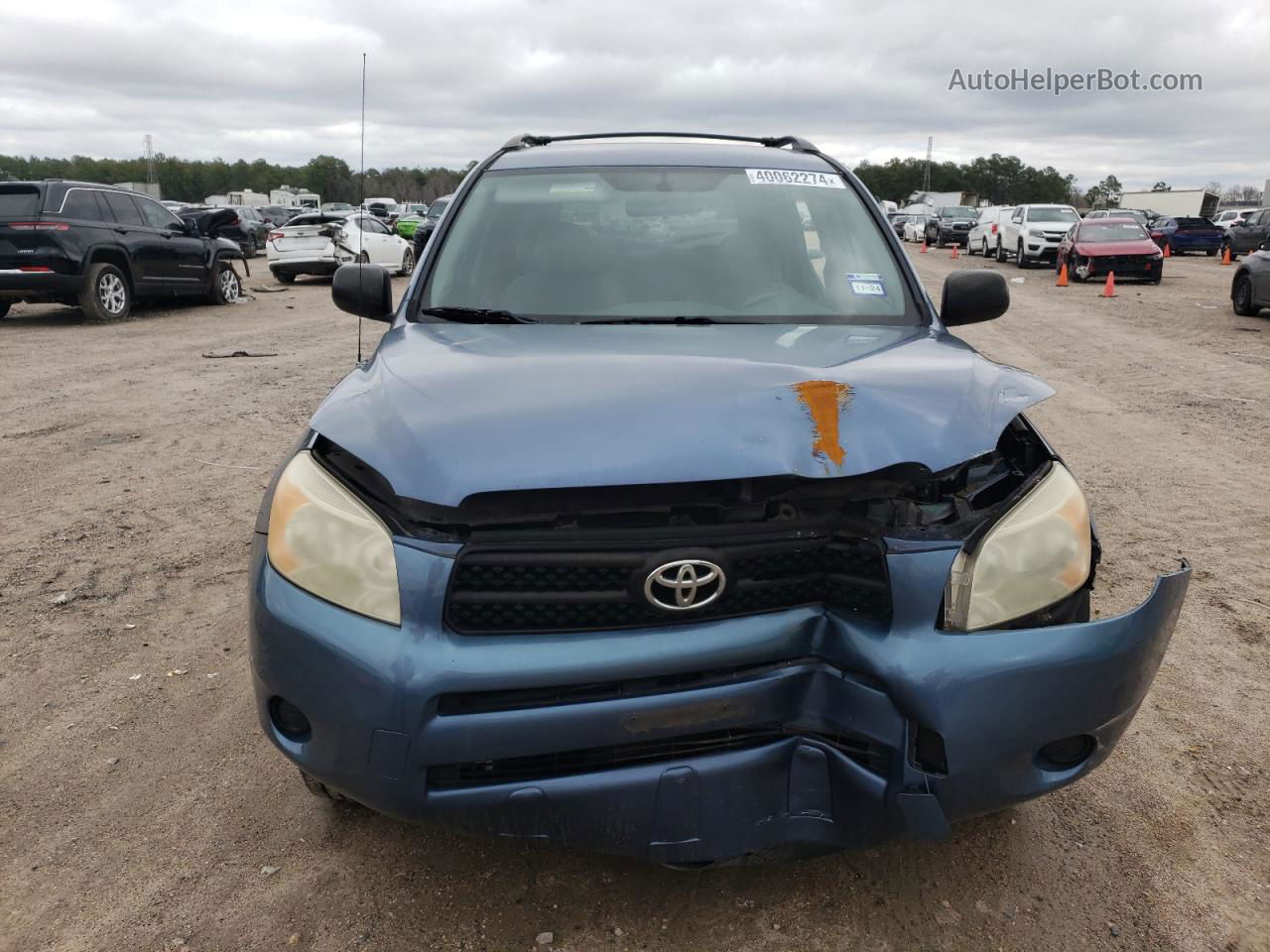 2007 Toyota Rav4  Синий vin: JTMZD33V875055975