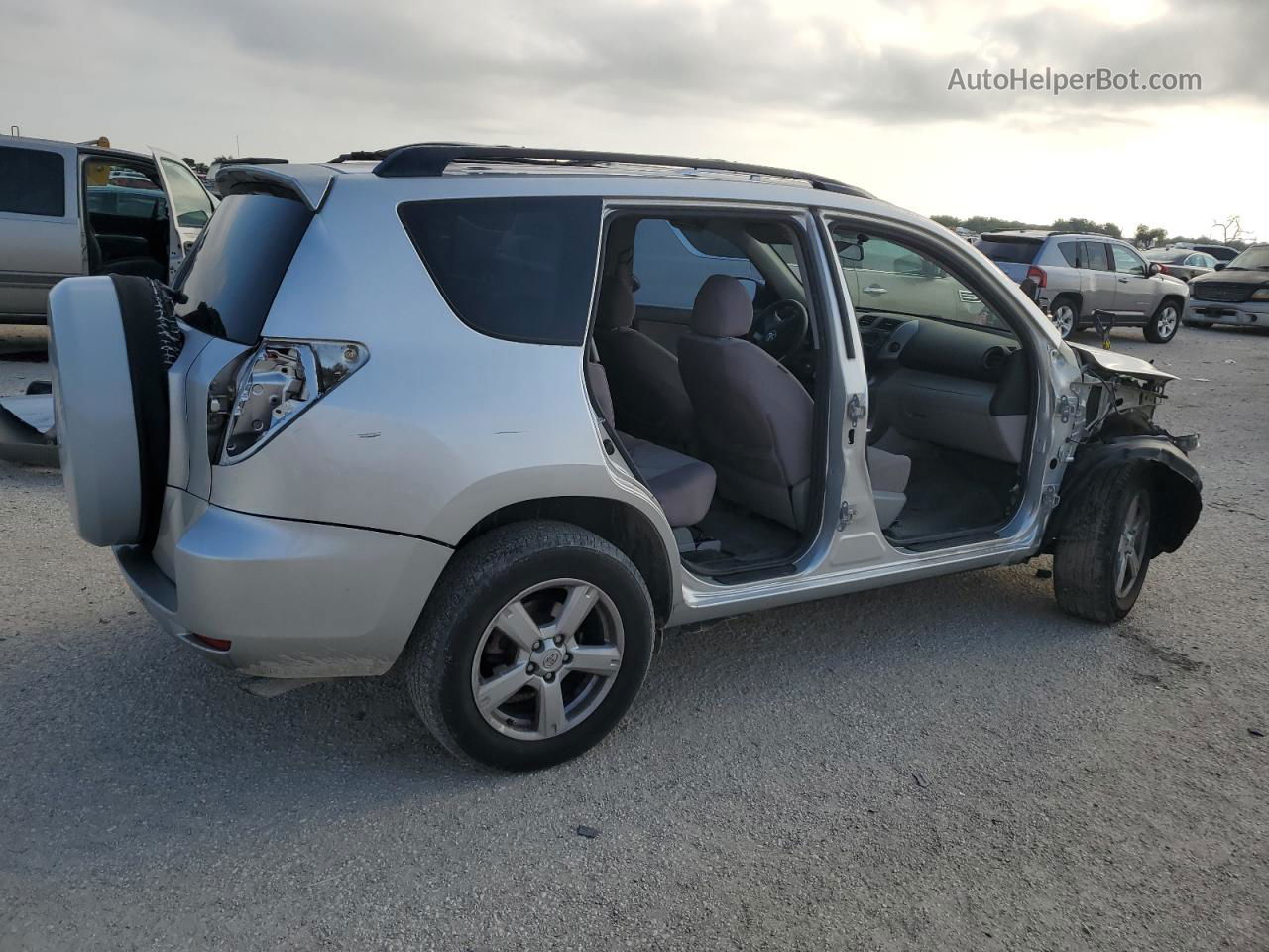 2007 Toyota Rav4  Silver vin: JTMZD33V876025949