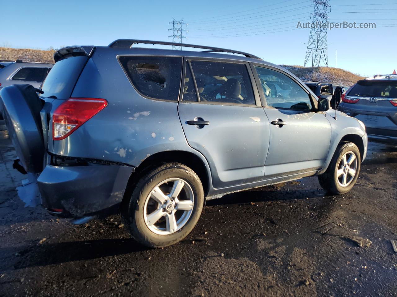 2007 Toyota Rav4  Blue vin: JTMZD33V975055242