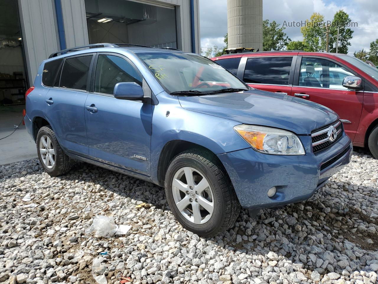 2007 Toyota Rav4 Limited Blue vin: JTMZD34V375046602