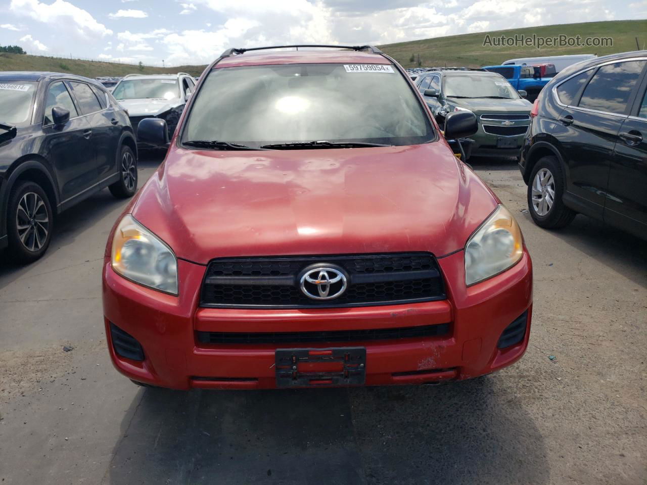 2010 Toyota Rav4  Red vin: JTMZF4DV5A5026925