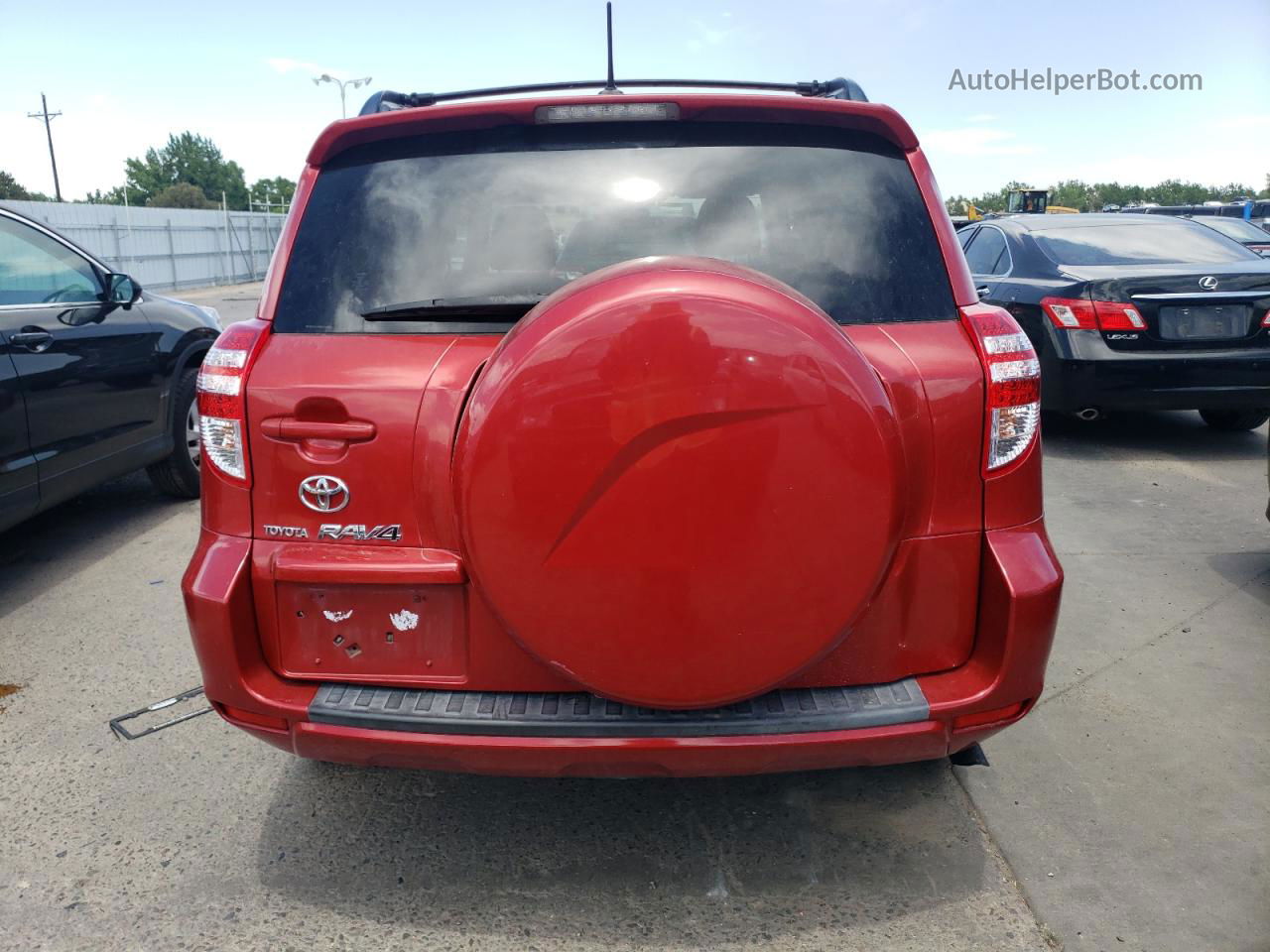 2010 Toyota Rav4  Red vin: JTMZF4DV5A5026925