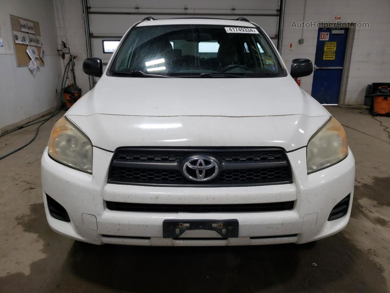 2010 Toyota Rav4  White vin: JTMZF4DV8AD016766