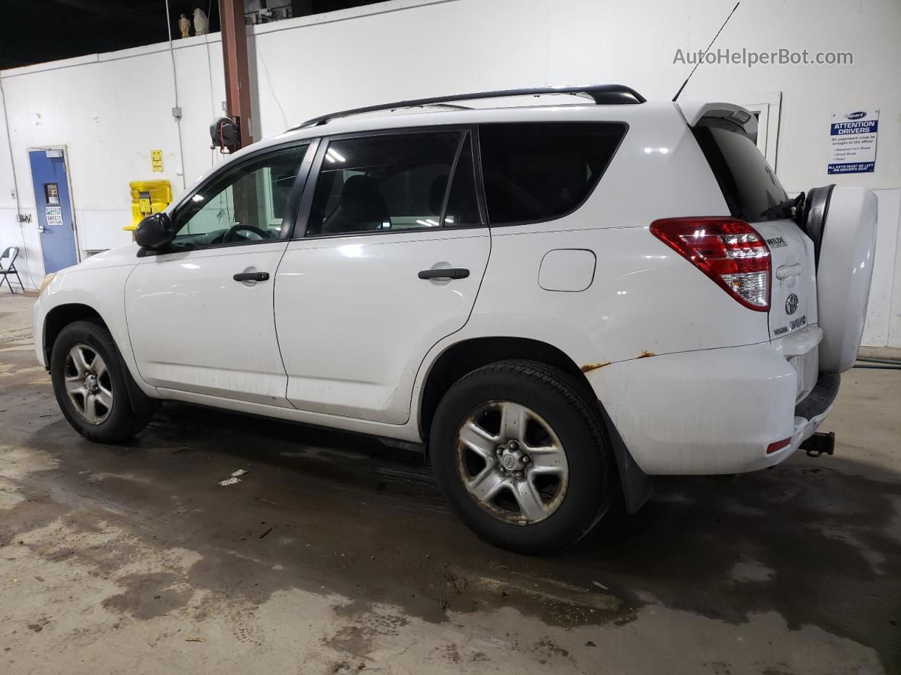 2010 Toyota Rav4  White vin: JTMZF4DV8AD016766