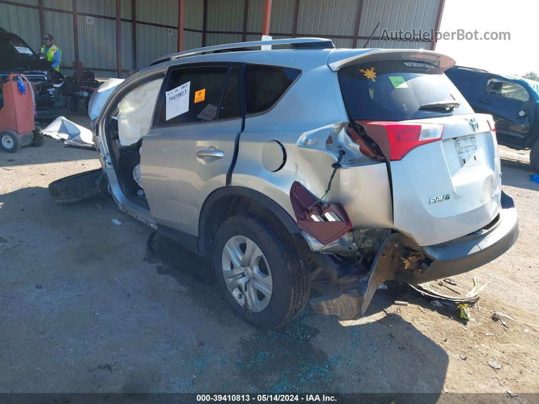 2015 Toyota Rav4 Le Silver vin: JTMZFREV1FD061454