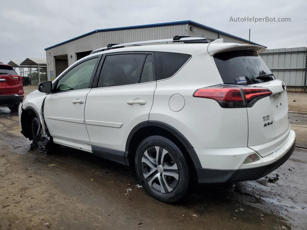 2016 Toyota Rav4 Le White vin: JTMZFREV1GJ083926