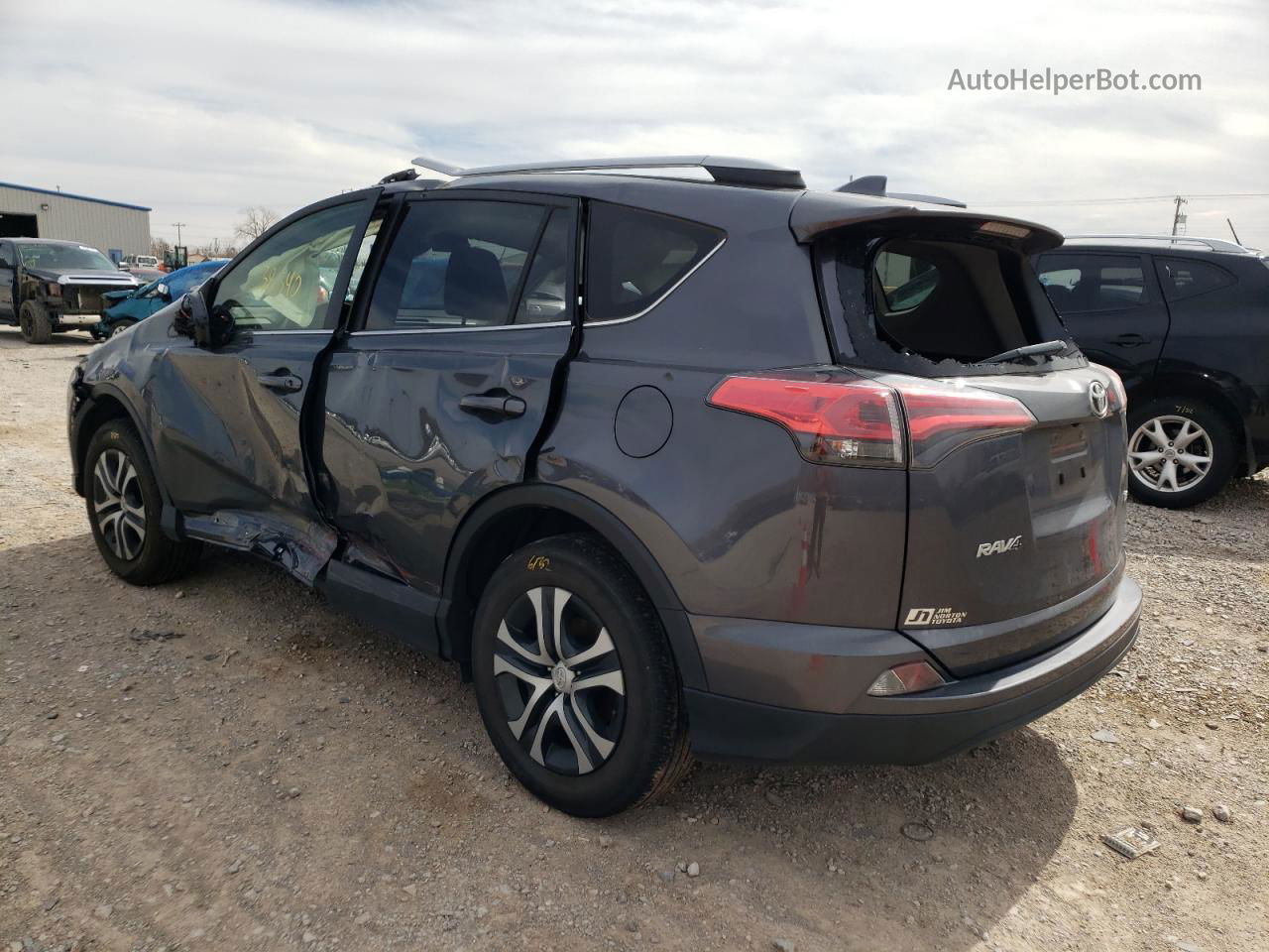 2018 Toyota Rav4 Le Gray vin: JTMZFREV1JD130295