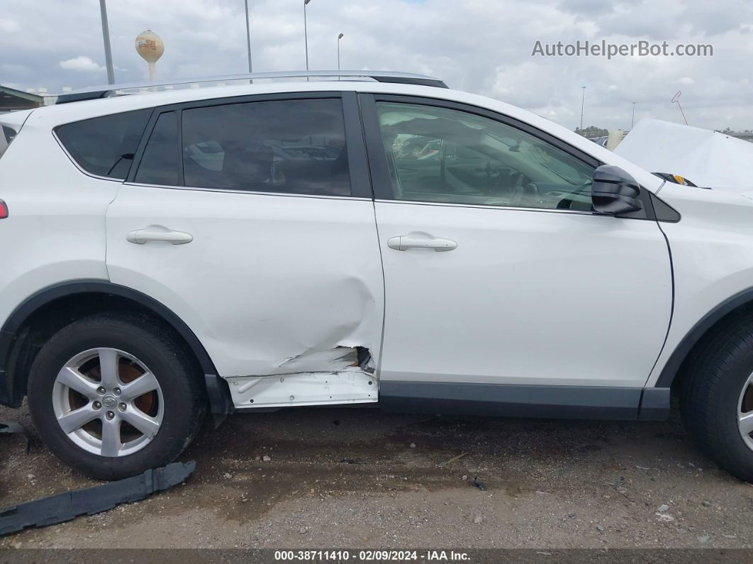 2016 Toyota Rav4 Le White vin: JTMZFREV2GJ068884