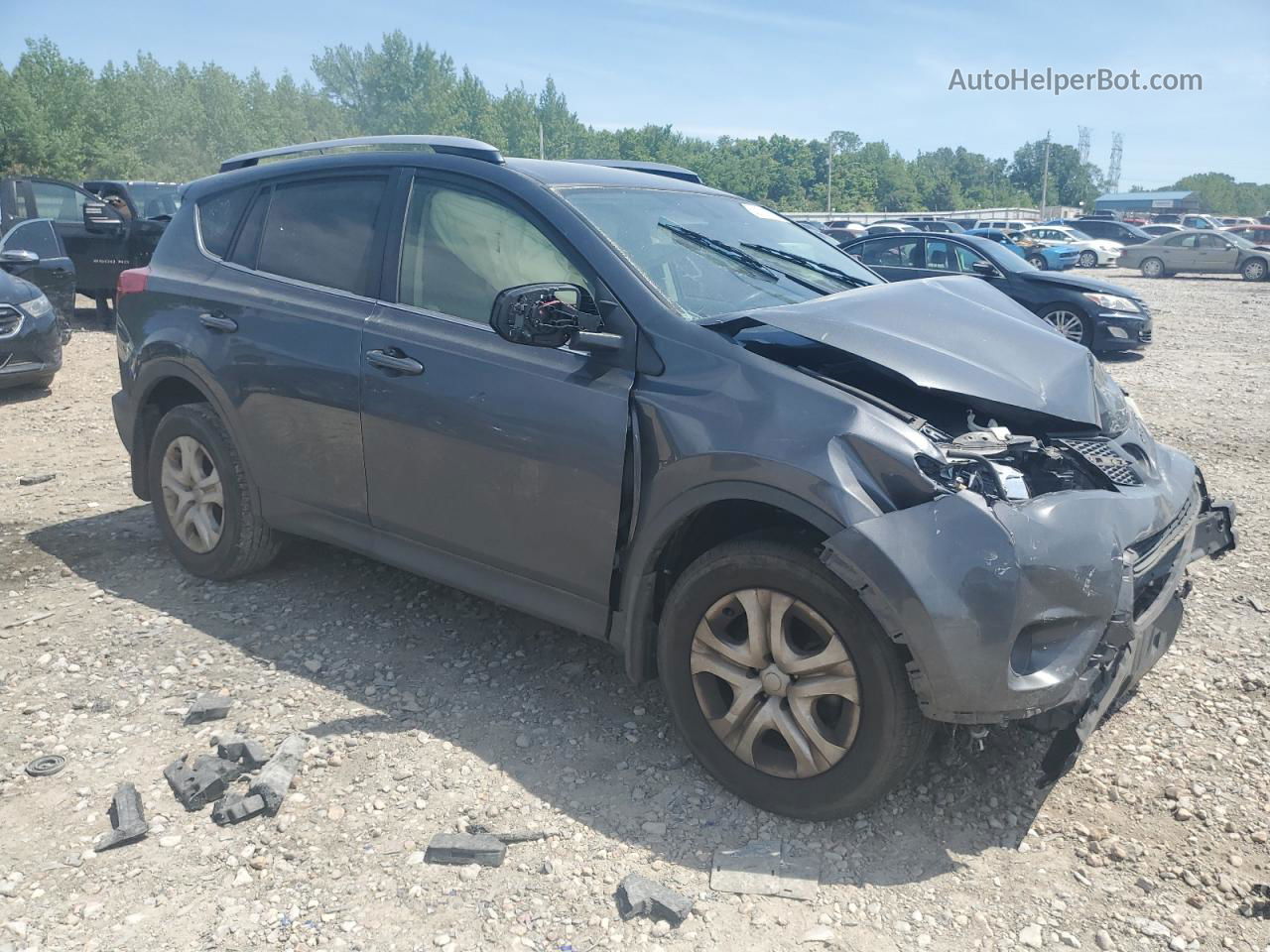 2015 Toyota Rav4 Le Серый vin: JTMZFREV3FD046762