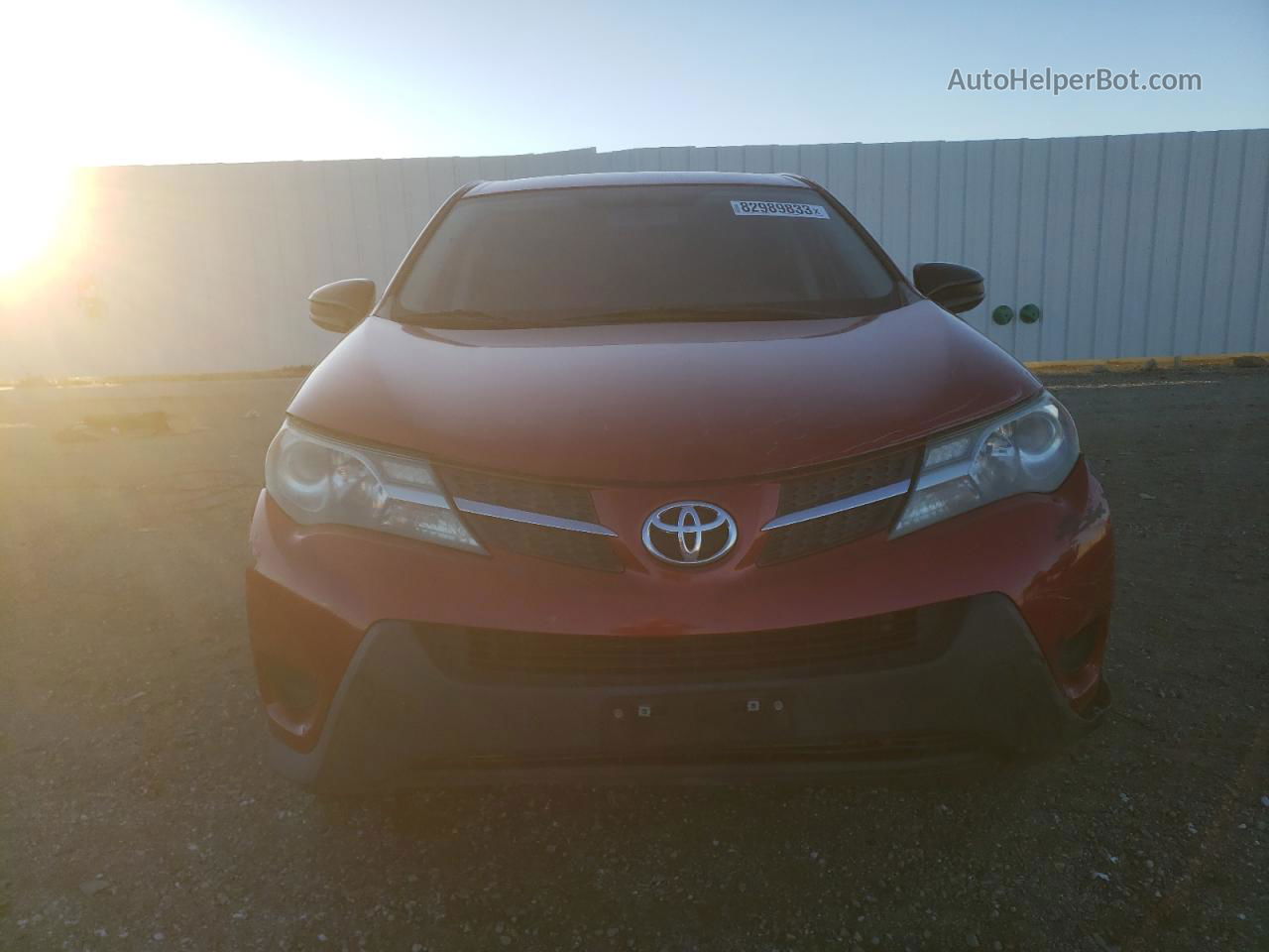 2015 Toyota Rav4 Le Burgundy vin: JTMZFREV3FJ028036