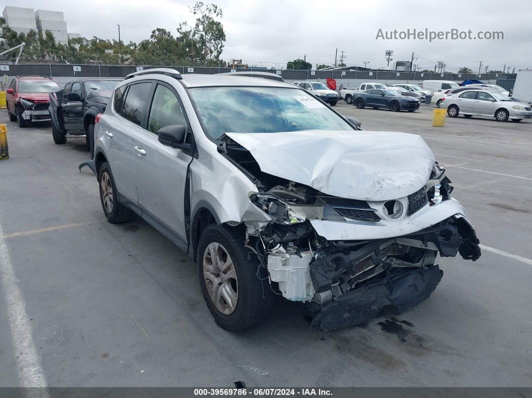 2015 Toyota Rav4 Le Silver vin: JTMZFREV3FJ050893