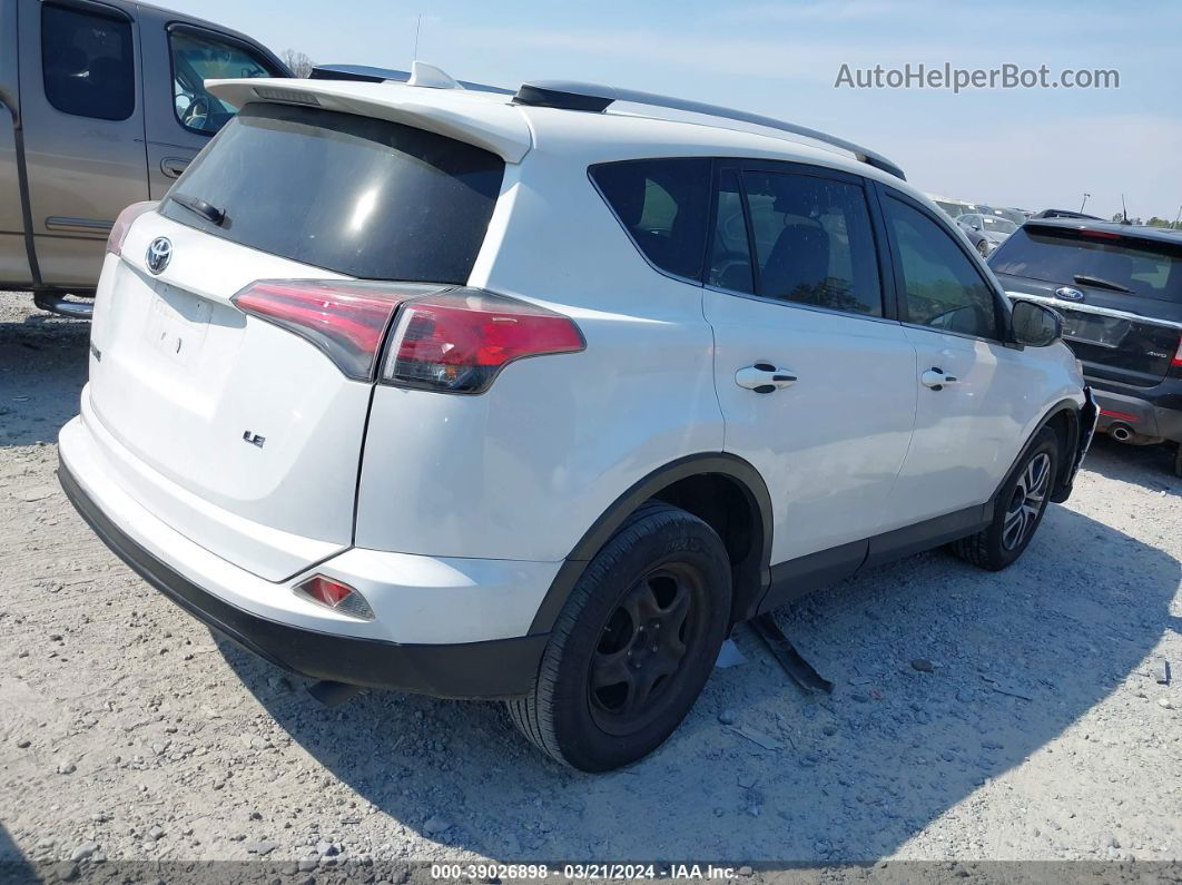 2016 Toyota Rav4 Le White vin: JTMZFREV3GD090407