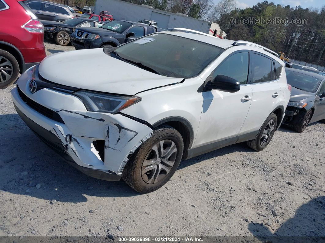 2016 Toyota Rav4 Le White vin: JTMZFREV3GD090407