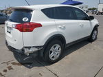 2015 Toyota Rav4 Le White vin: JTMZFREV4FJ056735