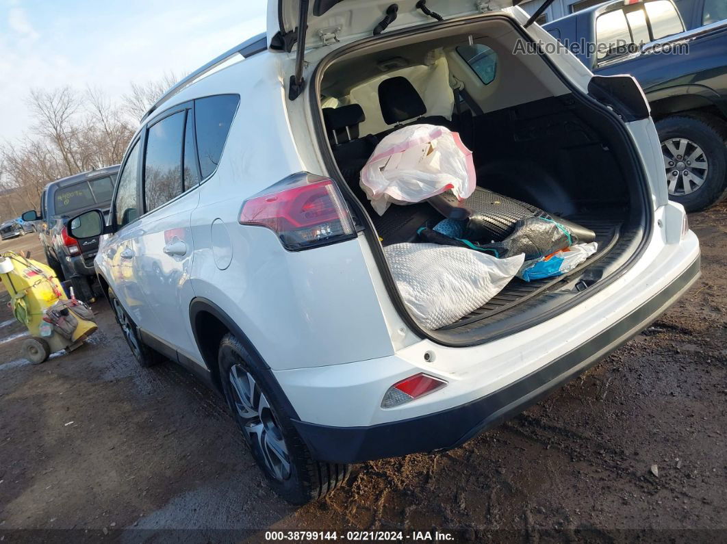 2018 Toyota Rav4 Le White vin: JTMZFREV4JJ166869